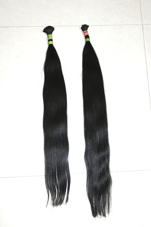 Transparent straight hair bundle – untreated raw Indian hair with natural luster