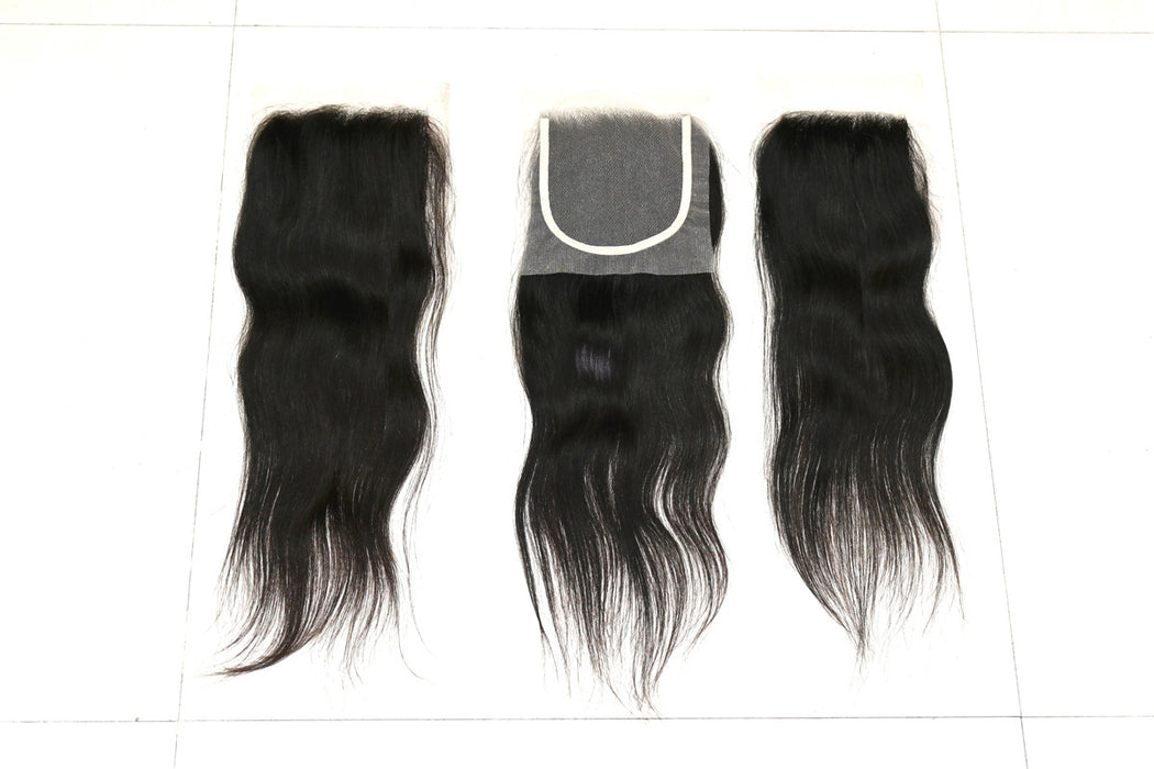 Curly 4x4 closure – defined curls, raw Indian human hair with HD lace