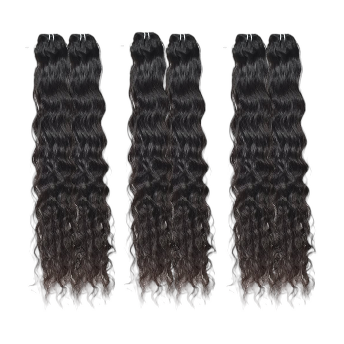 40"Inches Buy 100% Raw Indian Wavy Hair Wefts – Natural & Full Cuticles My Store