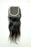 Raw Indian human hair 4x4 lace closure – natural black, free part, soft and silky texture