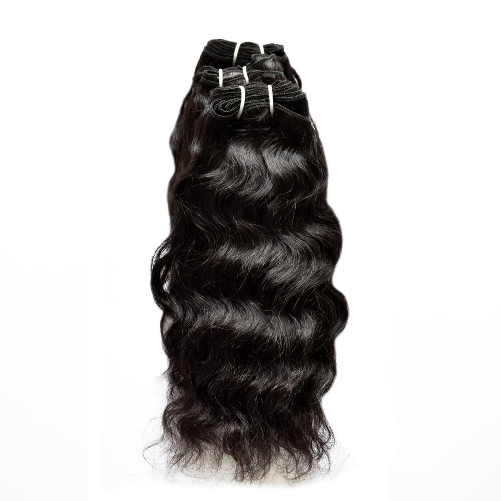 40"Inches Buy 100% Raw Indian Wavy Hair Wefts – Natural & Full Cuticles My Store